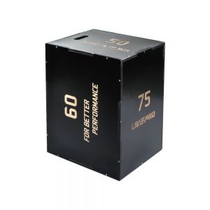 LIVEPRO Plyo box 3 V 1 lesen, 75x60x50 cm
