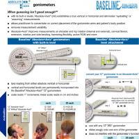 Baseline absoluteaxis goniometer